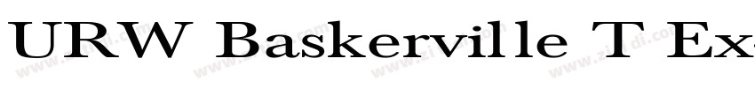 URW Baskerville T Ex字体转换